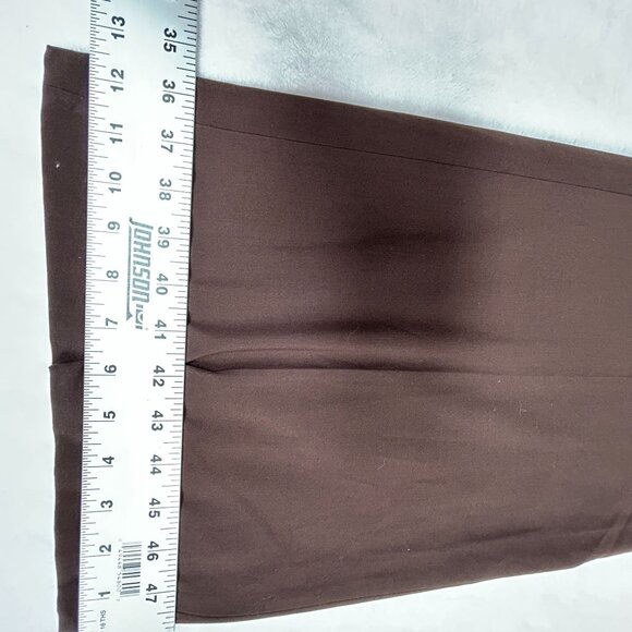 Cabi Womens Brown Wide Leg Lauren Trouser Pants Size 8 Regular Stretch #661 New - Picture 11 of 12